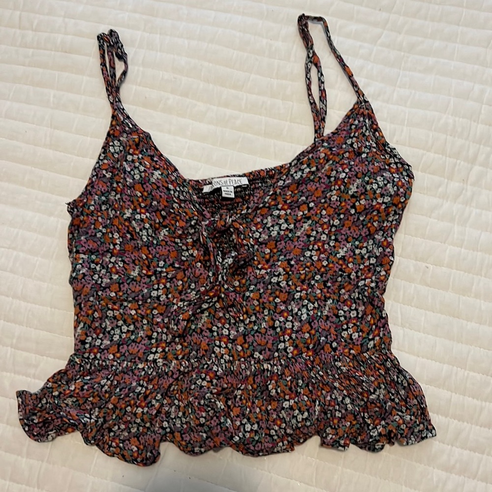 Floral tank top